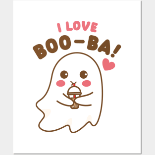 Boo-ba Ghost (on light colors) Posters and Art